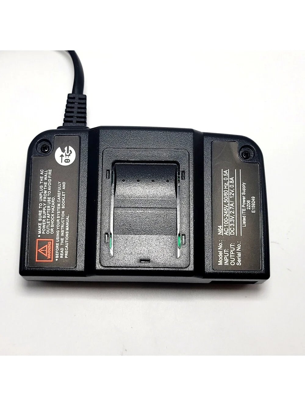 AC Power Supply Adapter Cord Cable for Nintendo 64 N64 Games Console